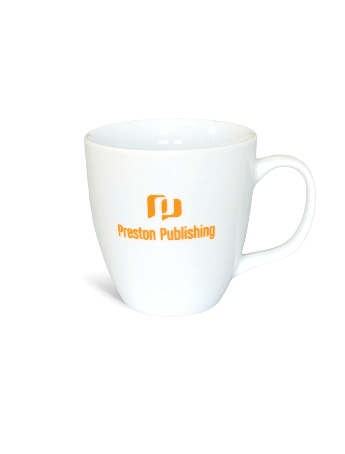 Kubek z logo Preston Publishing (biały)