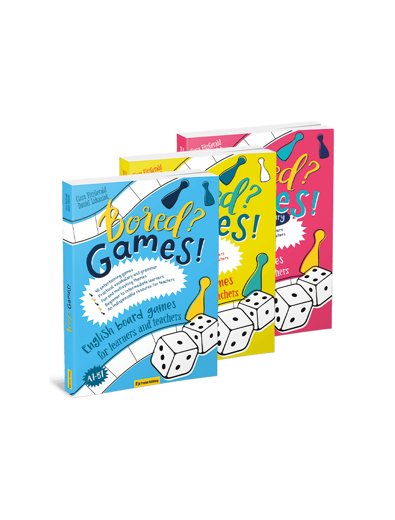 Bored? Games! English board games for learners and teachers (komplet)