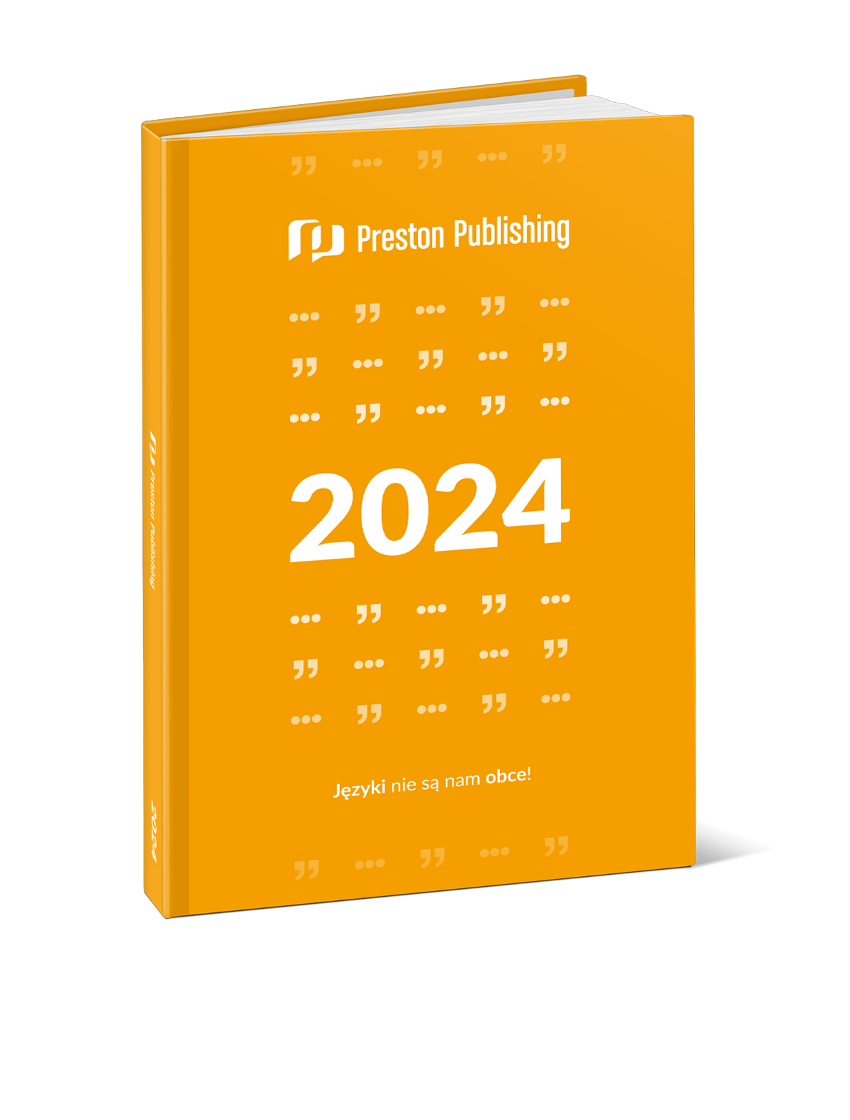 Kalendarz 2024 w kolorze pomarańczowym