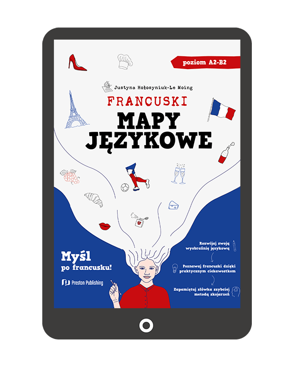Francuski. Mapy językowe (A2-B2) Książka + e-book