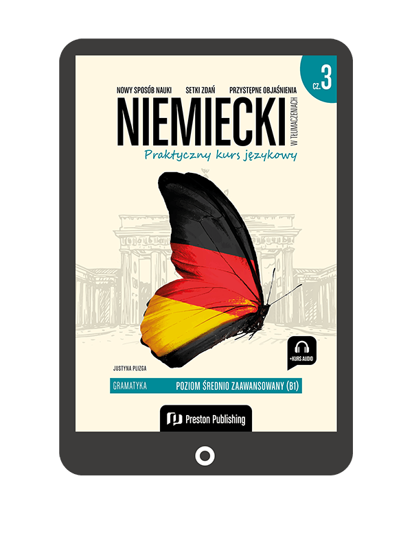 Niemiecki w tłumaczeniach. Gramatyka 3 (Książka + e-book) B1