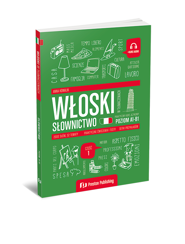 Włoski w tłumaczeniach. Słownictwo 1 (Książka + e-book) A1-B1