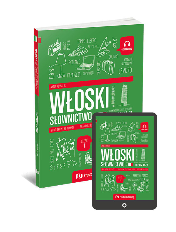 Włoski w tłumaczeniach. Słownictwo 1 (Książka + e-book) A1-B1