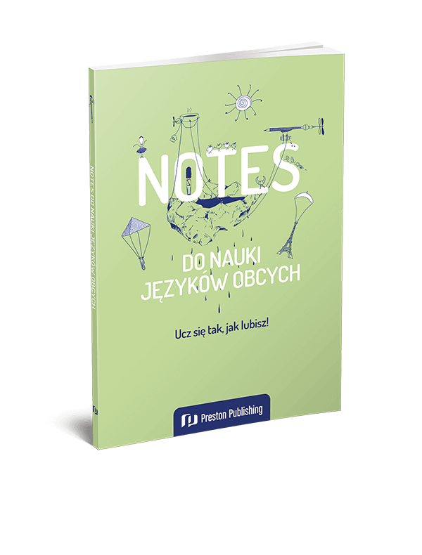 Notes do nauki języków obcych (pistacjowy)