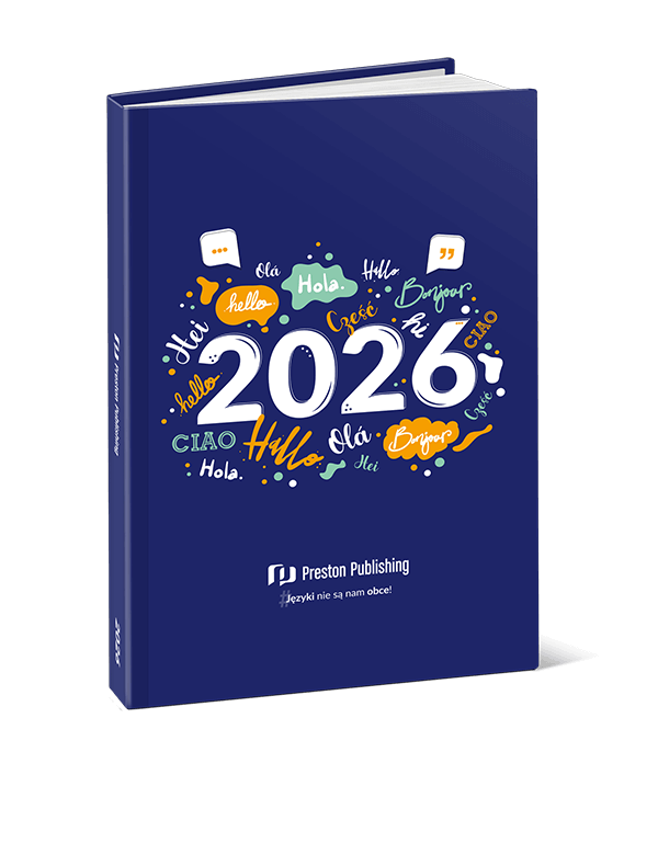 Kalendarz książkowy 2026 (granatowy)