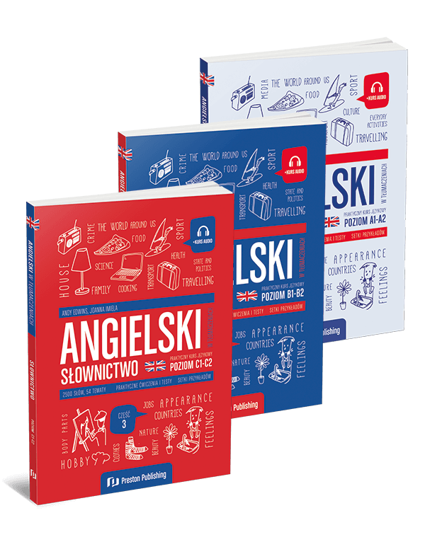 Opanuj angielskie słówka A1-C2 (komplet)