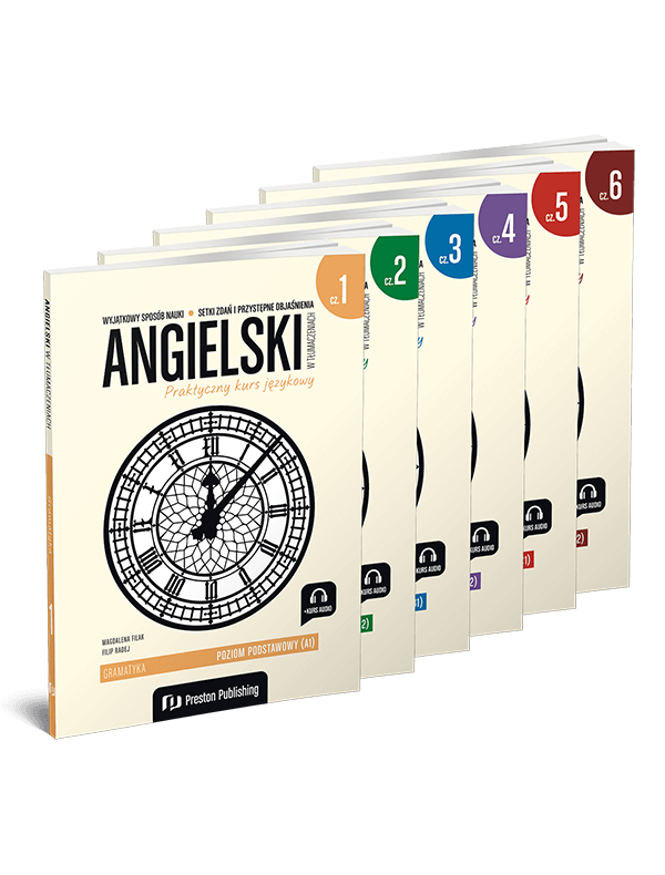 Angielski w tłumaczeniach. Gramatyka 1-6 (komplet)