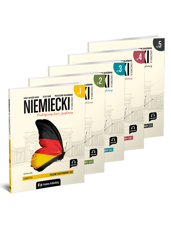 Niemiecki w tłumaczeniach. Gramatyka 1-5 (komplet)