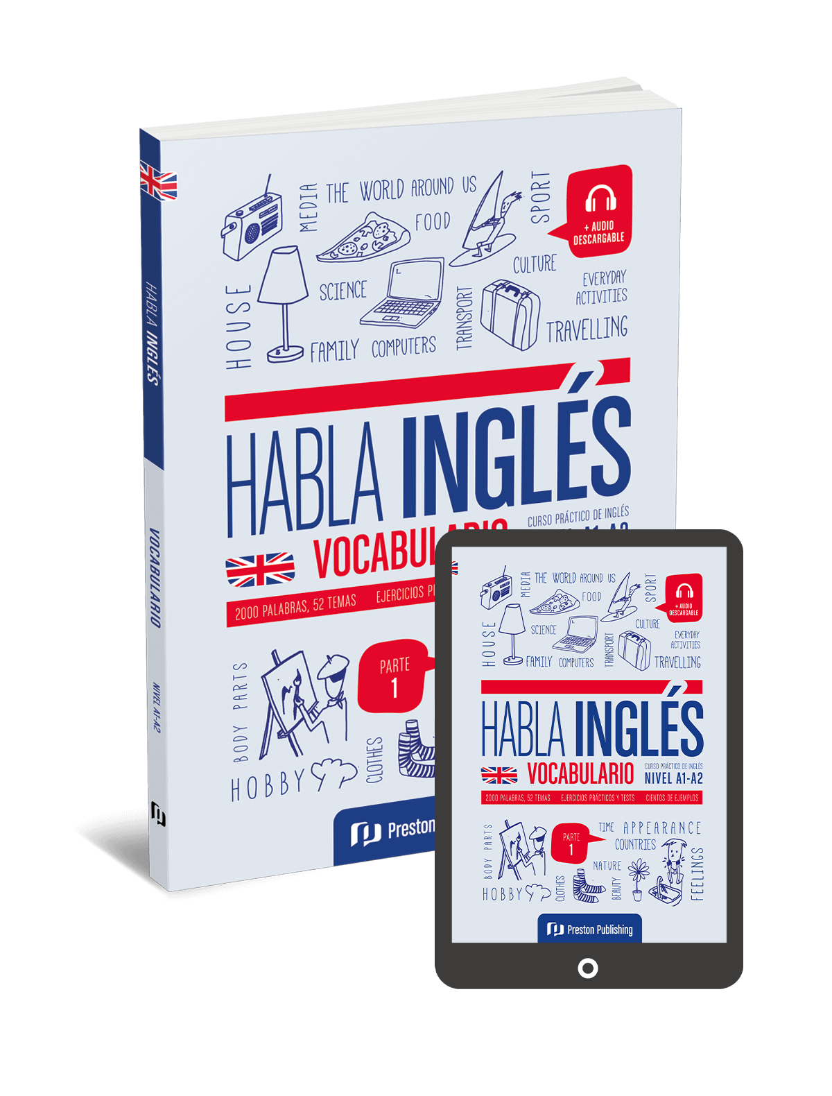 Habla inglés. Vocabulario 1 (Książka + e-book) A1-A2