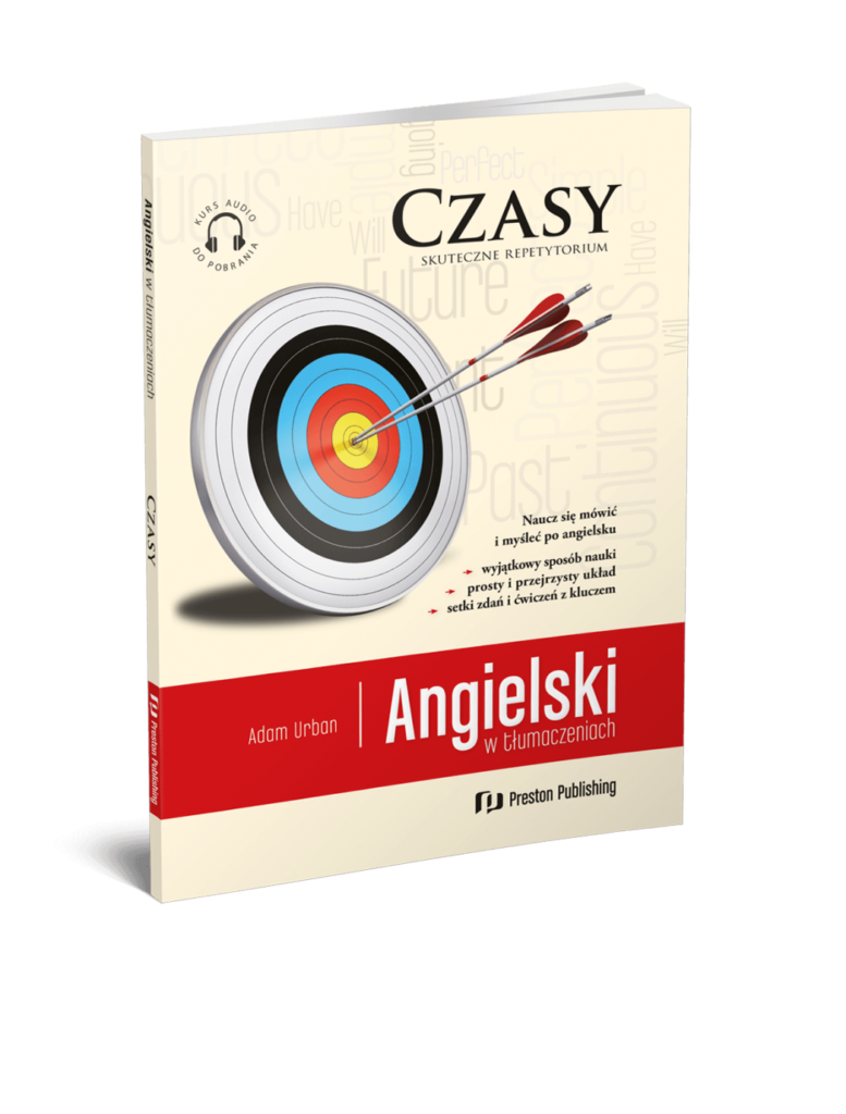 okładka książki Angielski w tłumaczeniach czasy Preston Publishing