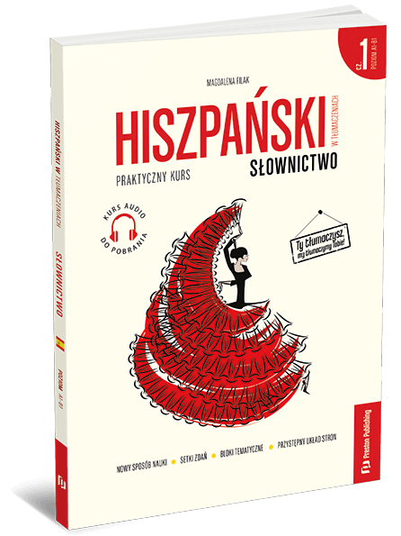 okładka książki Hiszpański w tłumaczeniach słownictwo wydawnictwa Preston Publishing słownictwo hiszpanskie