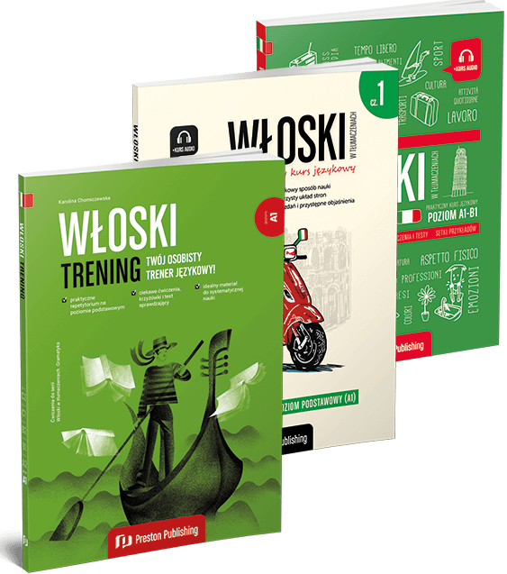 Wypróbuj nasze książki do nauki języka włoskiego!