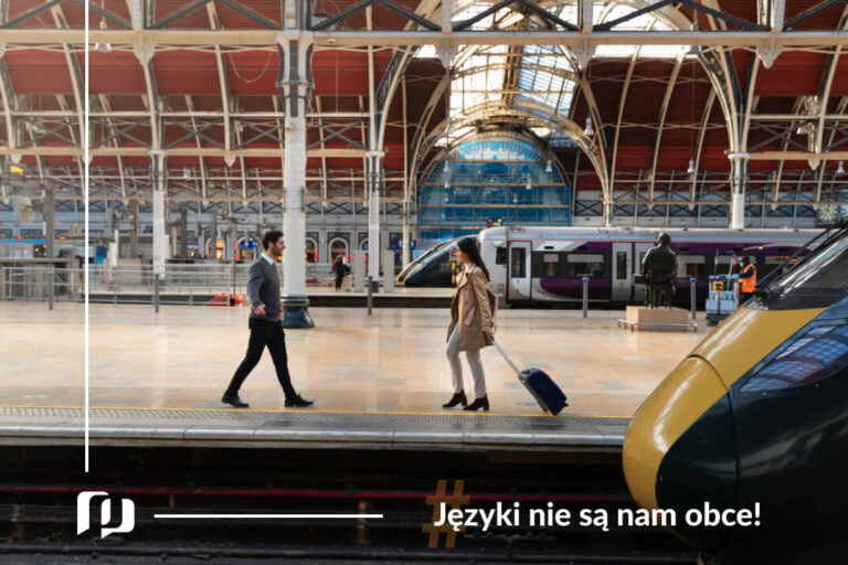 peron na dworcu i para która się wita słówka i zwroty na dworcu po francusku Preston Publishing