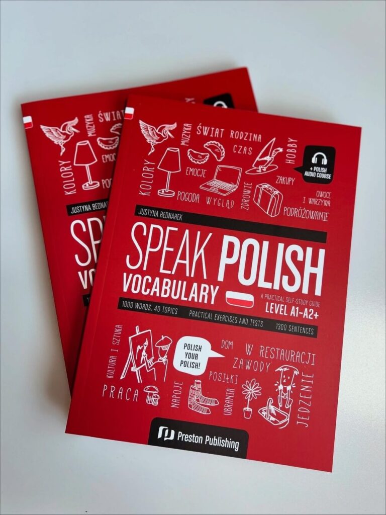 okładka książki Speak Polish Vocabulary od wydawnictwa Preston Publishing