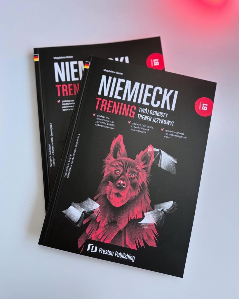 okładka książki Niemiecki Trening b1 od wydawnictwa Preston Publishing