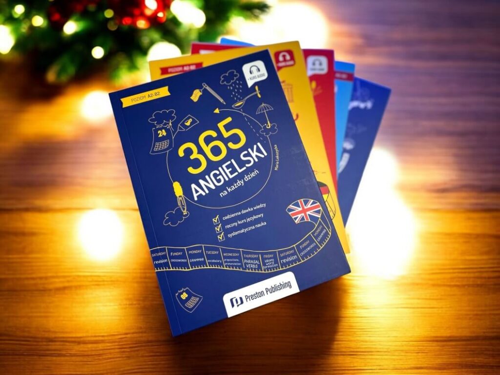 seria do nauki języków krok po kroku przez 365 dni od Preston Publishing