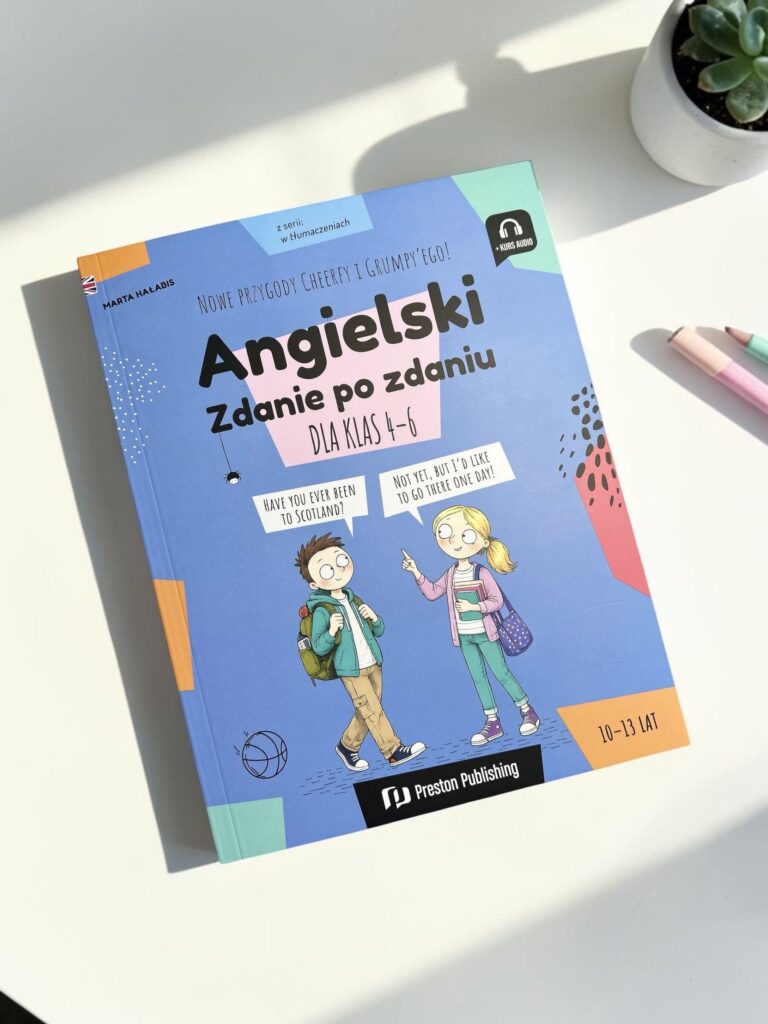 okladka ksiazki Angielski dla dzieci dla klas 4 6 od Preston Publishing